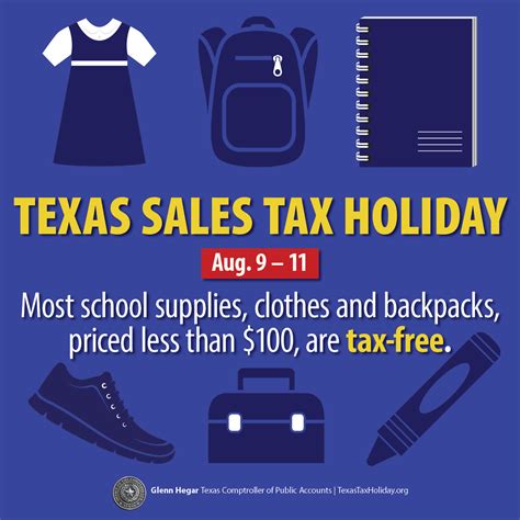 texas sales tax on supplies